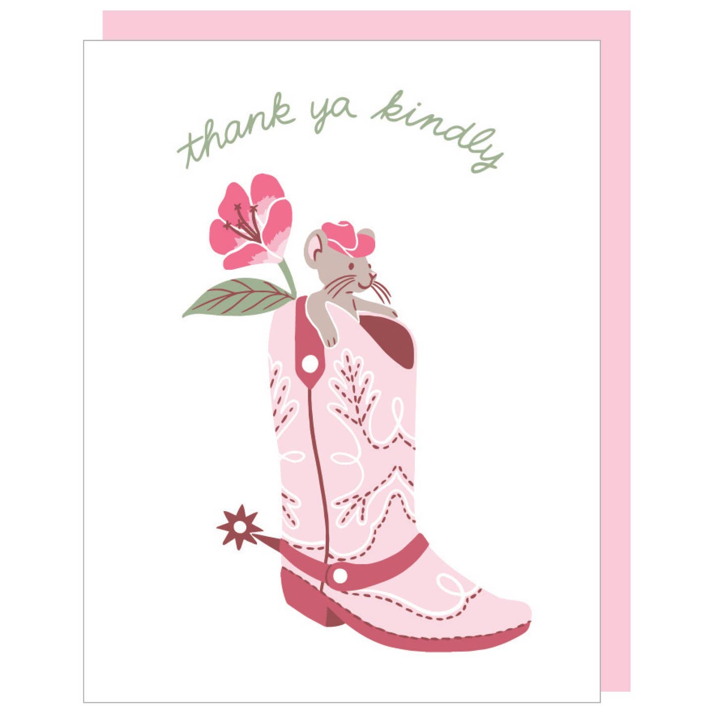 Boot Thank Ya Kindly Card