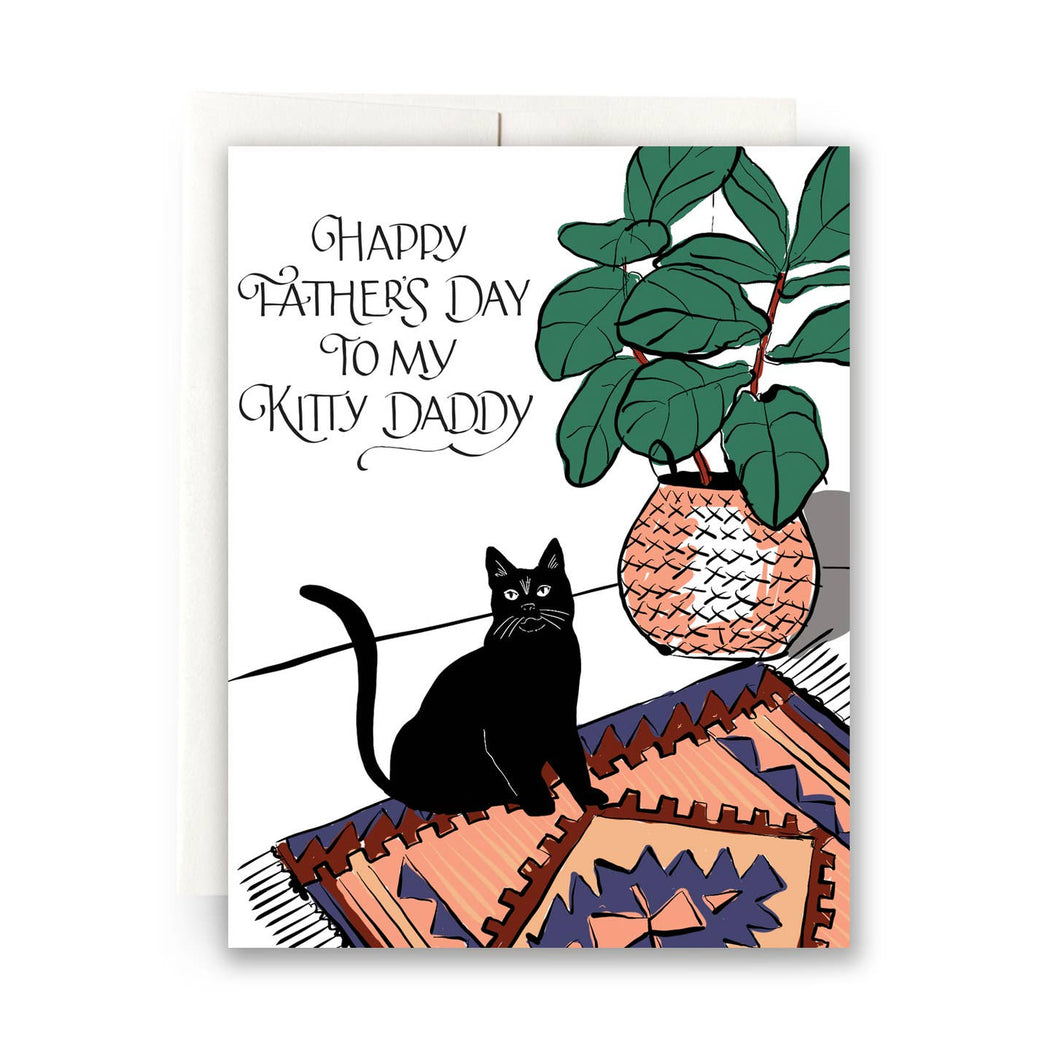 Kitty Daddy Fathers Day Card