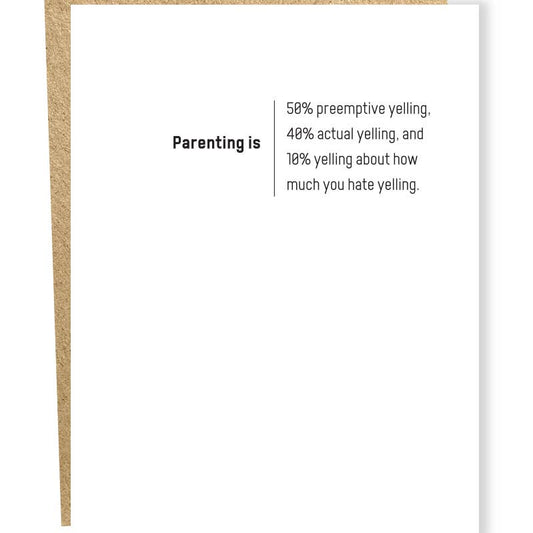 SP #5108: Parenting is Yelling Card