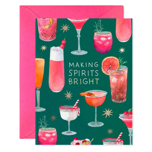 Making Spirits Bright Cocktail Card