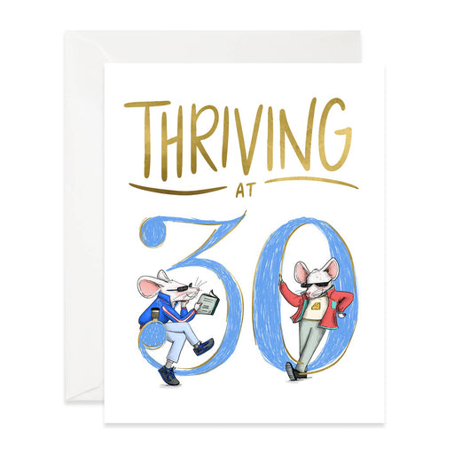 Thriving at 30 Birthday Card