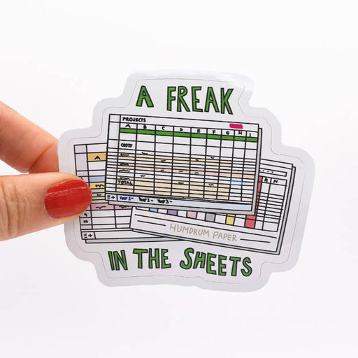 Freak in the Sheets Vinyl Sticker