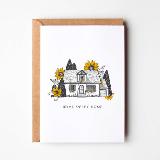 Home Sweet Home Sunflowers Card