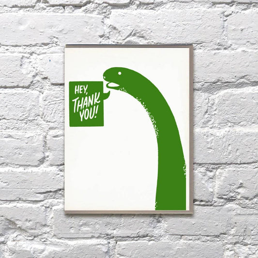 Dino Hey Thank You Card