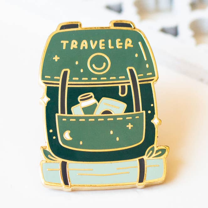 Traveler Backpack Enamel Pin
