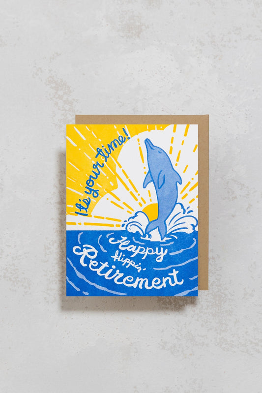 Happy Flippin Retirement Card