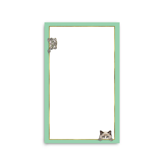 Sneaky Cats Border Notepad