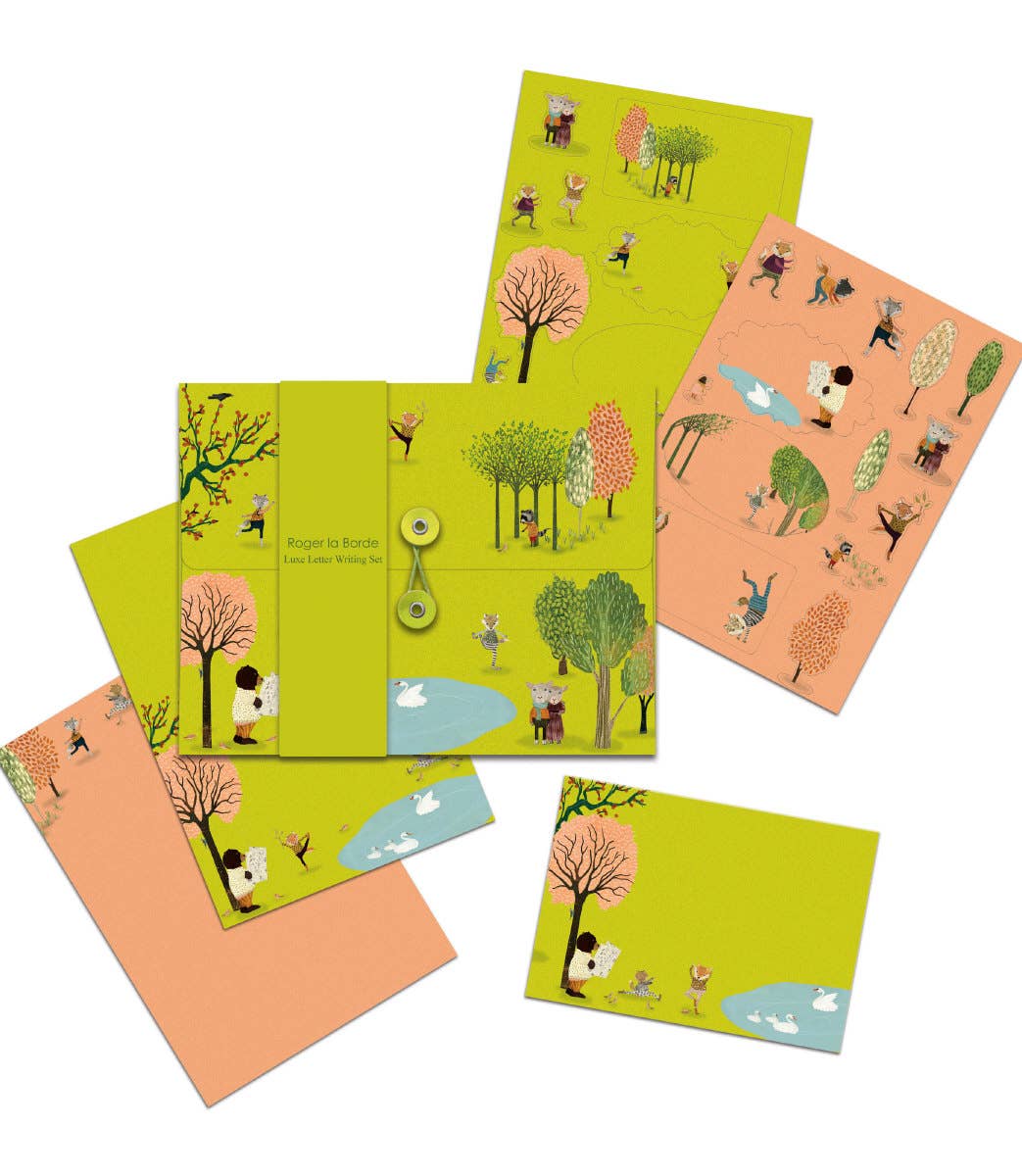 Yoga in the Park Letter Writing Set