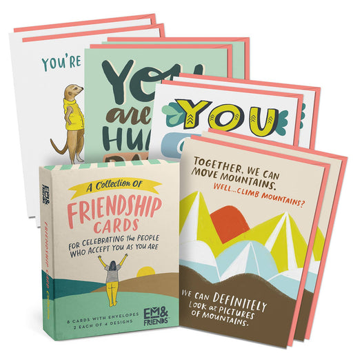 Collection of Friendship Encouragement Cards, Box of 8