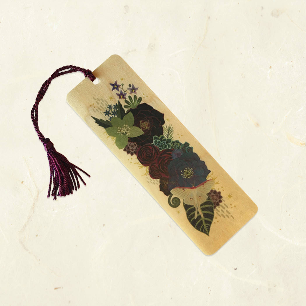 Wood Tassel Bookmark