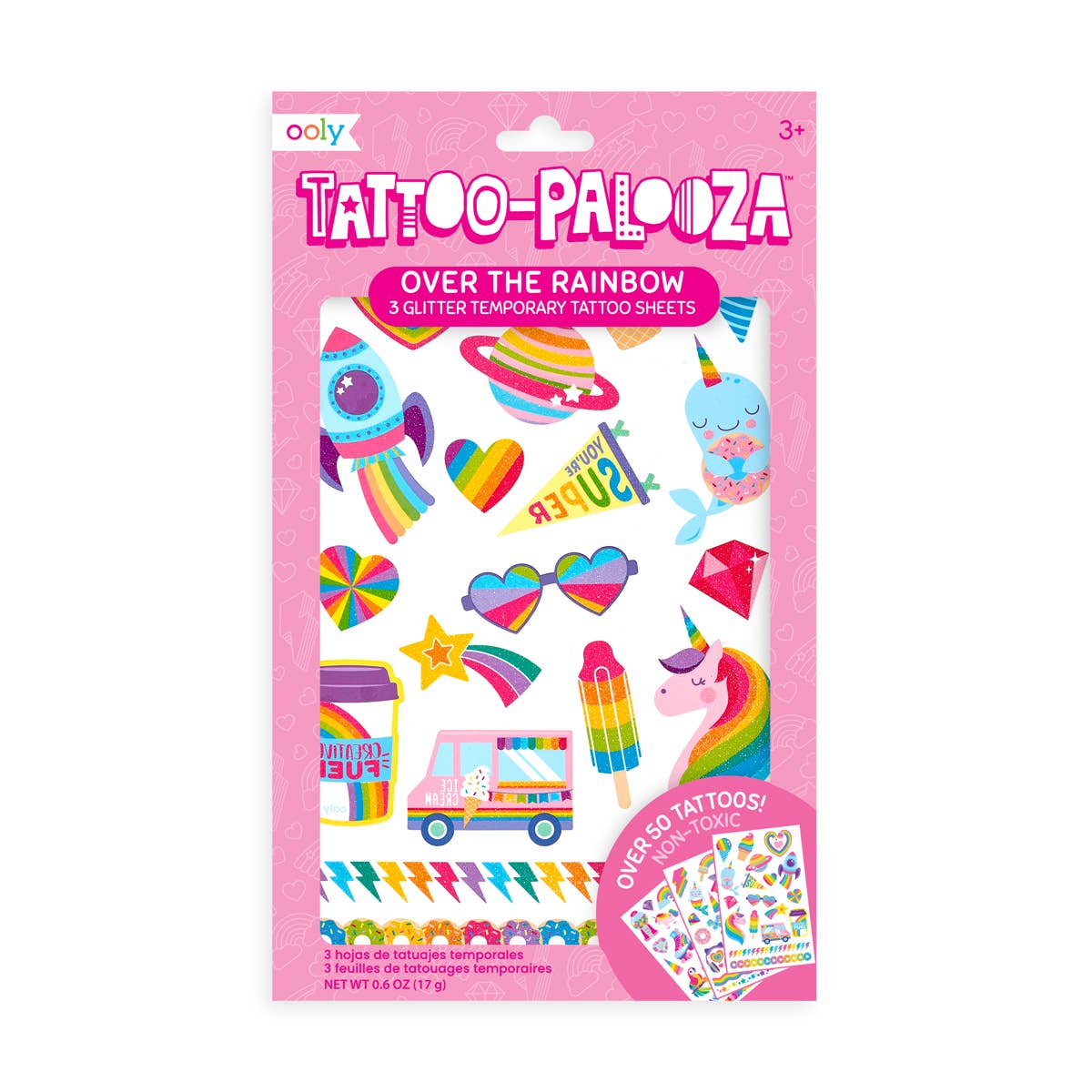 Tattoo Palooza Kids Temporary Tattoo Pack