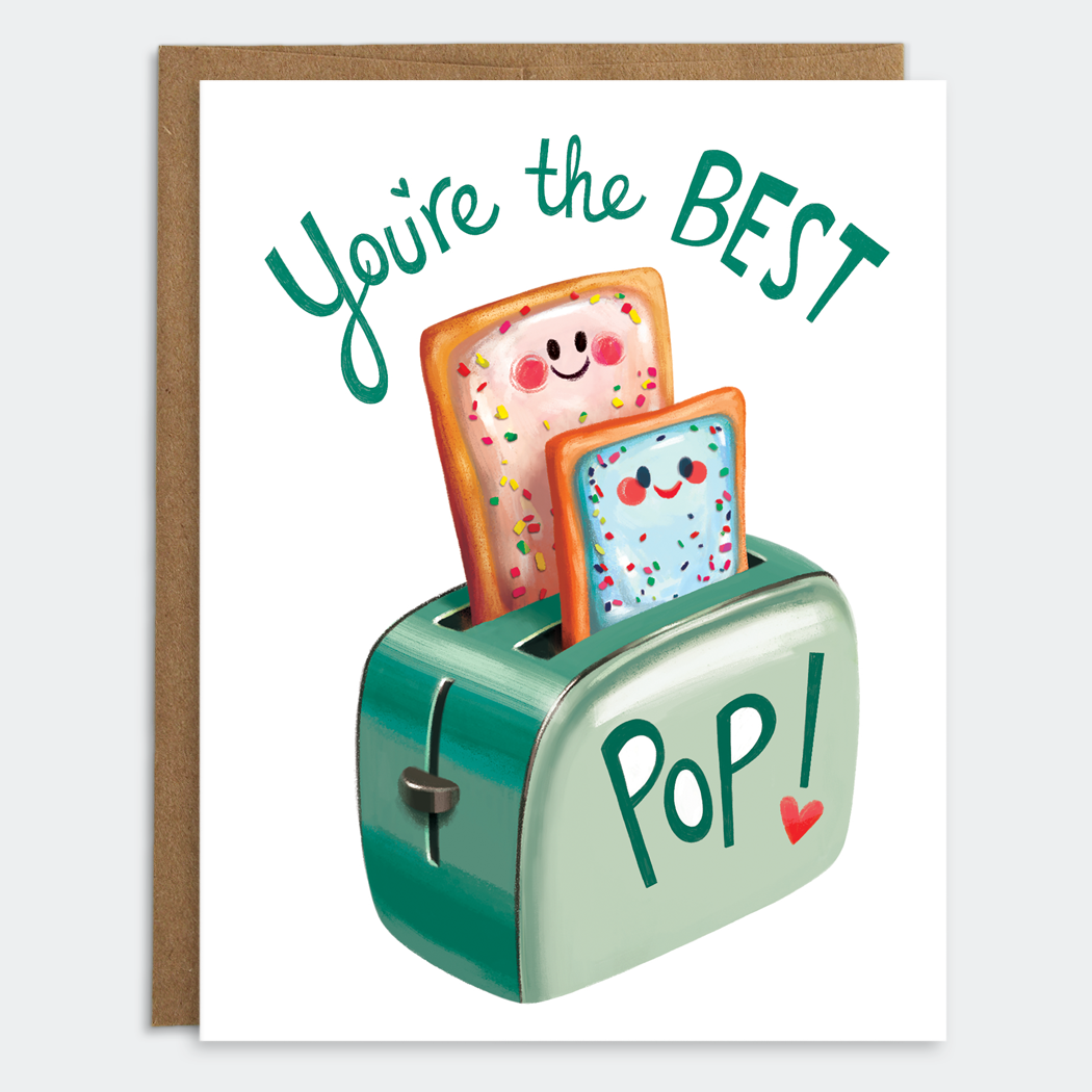 You're the Best Pop Tart Toaster Dad Card