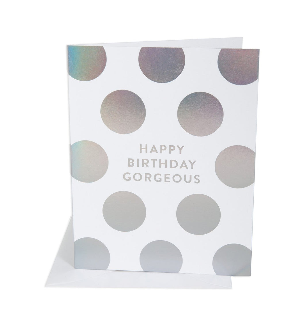 Happy Birthday Gorgeous Dots Card