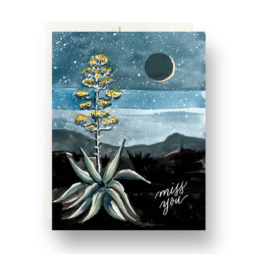 Agave Miss You Card