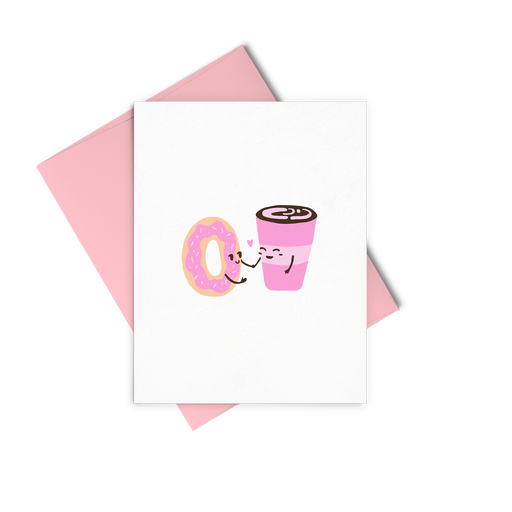 Donut Coffee Love Card