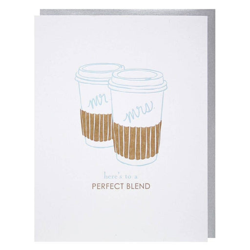 Mr. & Mrs. Perfect Blend Coffee Cups Card