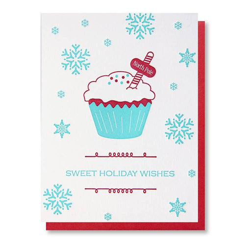 Sweet Holiday Wishes Cupcake Card