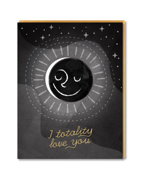 Eclipse I Totality Love You Moon Card