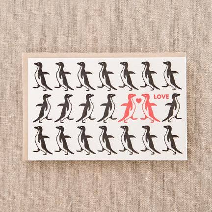 Love Penguins Card