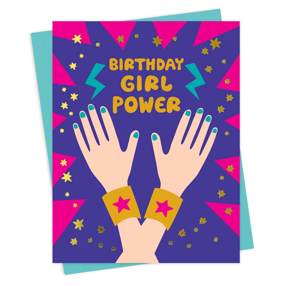 Birthday Girl Power Card