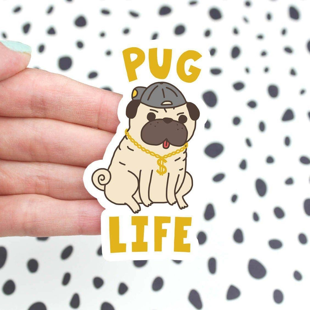 Pug Life Vinyl Sticker