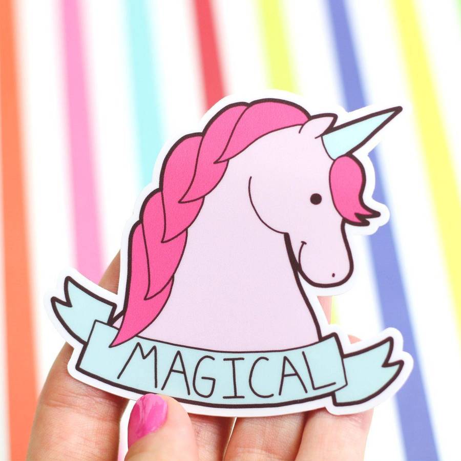 Magical Unicorn Vinyl Sticker