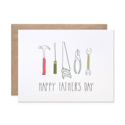 Tool Lineup Happy Fathers Day Card