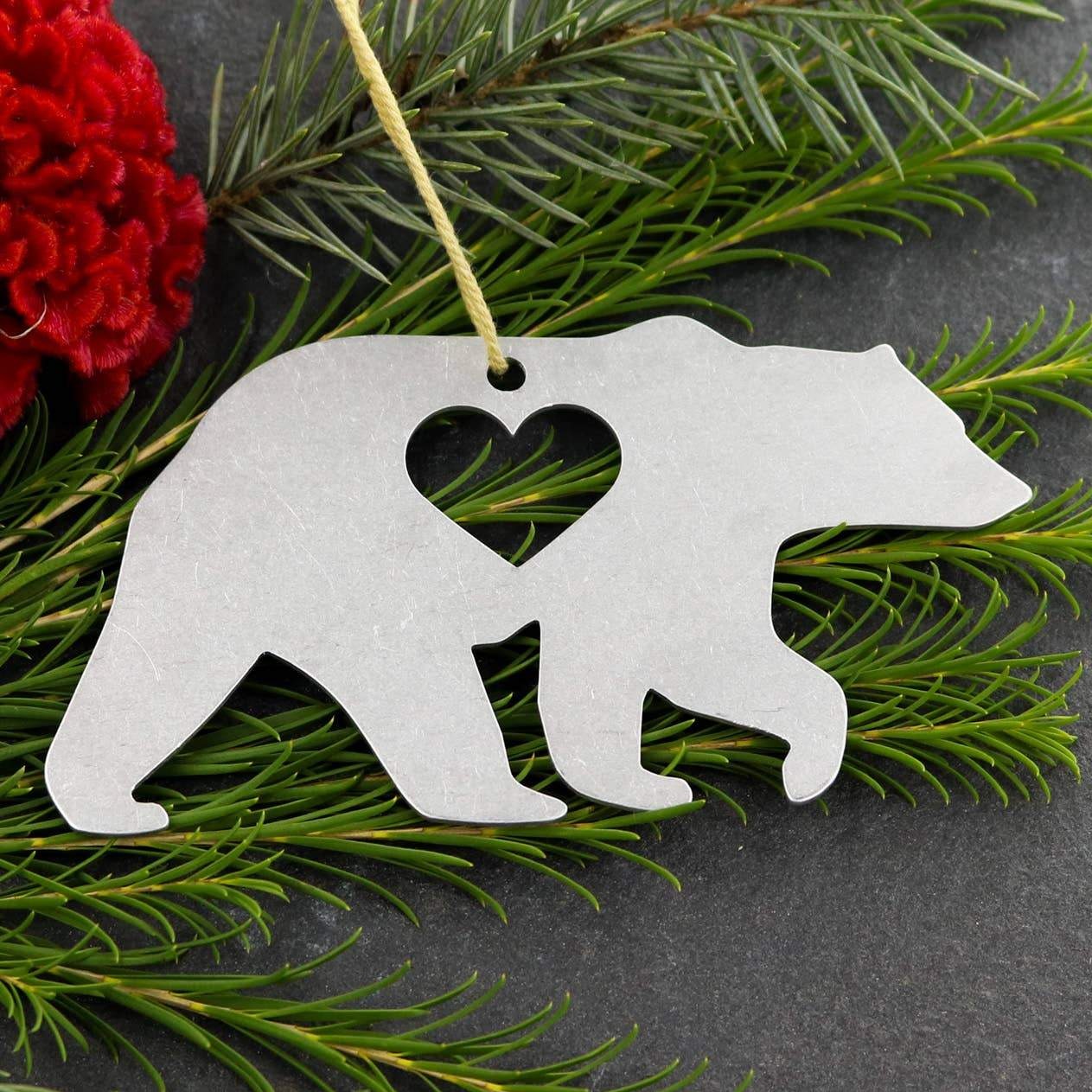 Bear Metal Ornament