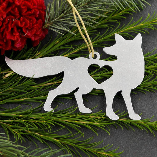 Fox Metal Ornament