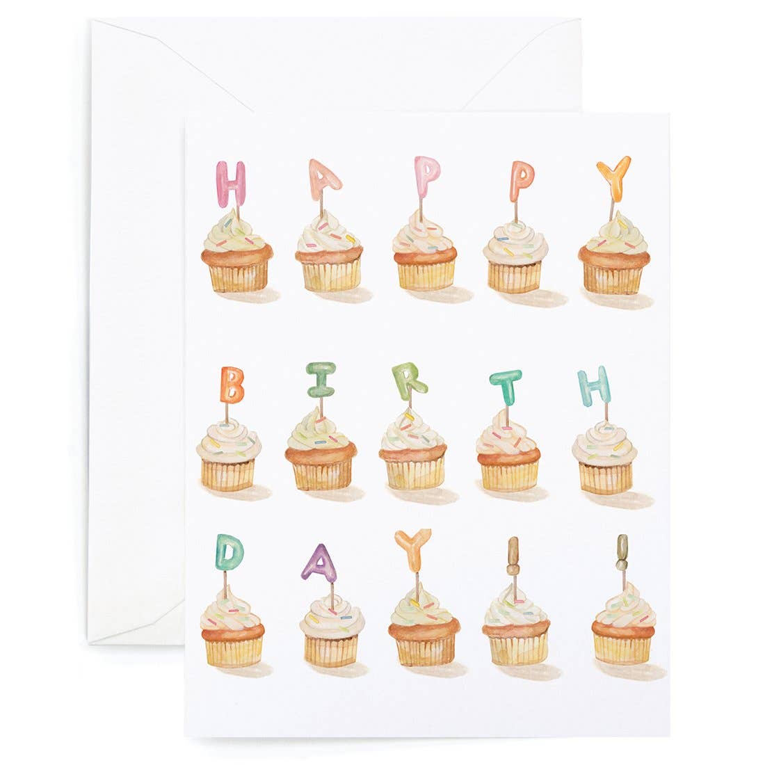 Cupcakes Happy Birthday Card