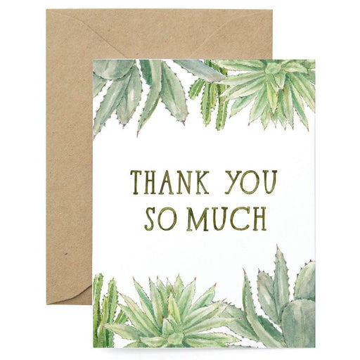 Thank You So Much Succulents Box Set of Cards