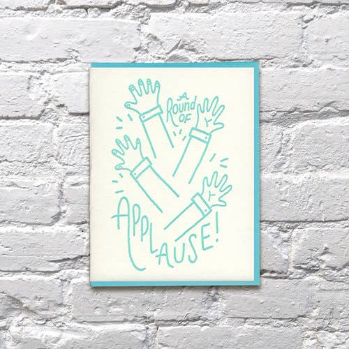 A Round of Applause Arms Card