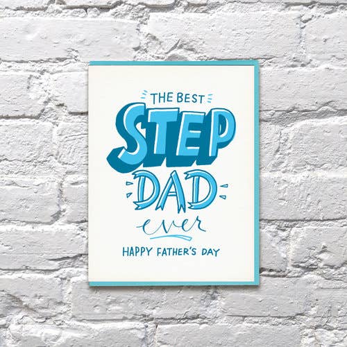 Best Step Dad Ever Fathers Day Card