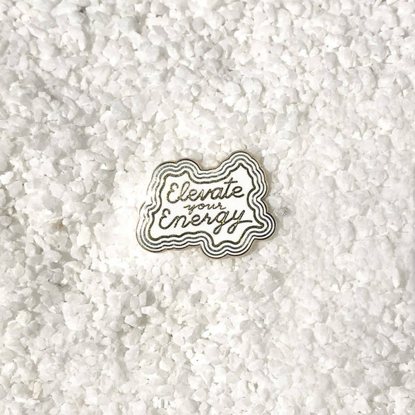 Elevate Your Energy Enamel Pin