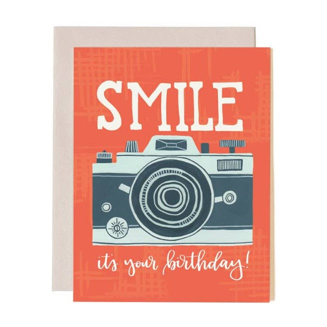 Smile Camera Birthday Card