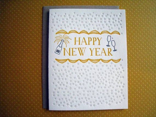 Happy New Year Dots Card