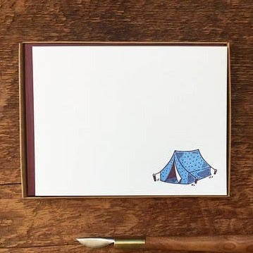 Camping Tent Flat Note Set