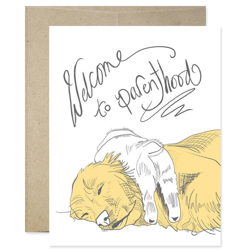 Welcome to Parenthood Baby Dogs Card