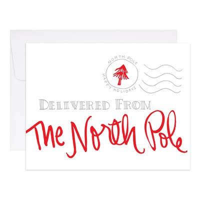 Delivered From the North Pole Card