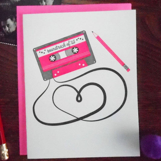 Soundtrack Of Us Cassette Tape Card