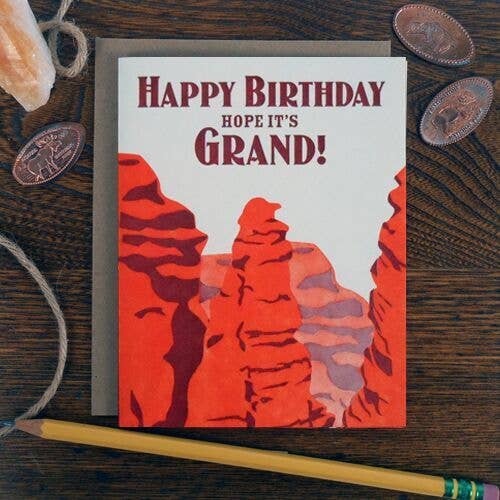 Grand Canyon Birthday Card