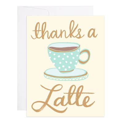 Thanks a Latte Cup Card