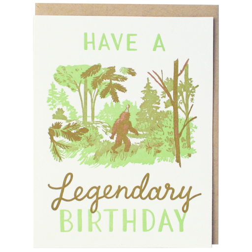 Sasquatch Have a Legendary Birthday Card