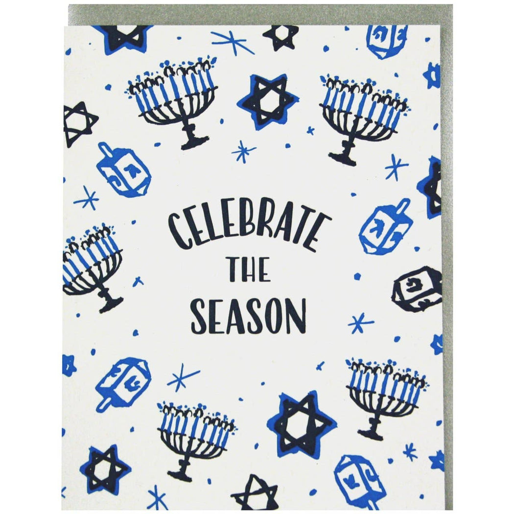 Celebrate the Season Hannukah Card