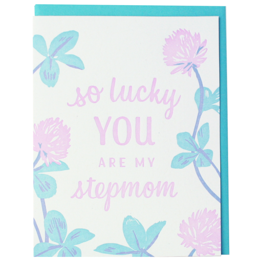 Clover Lucky You're My Stepmom Mother's Day Card