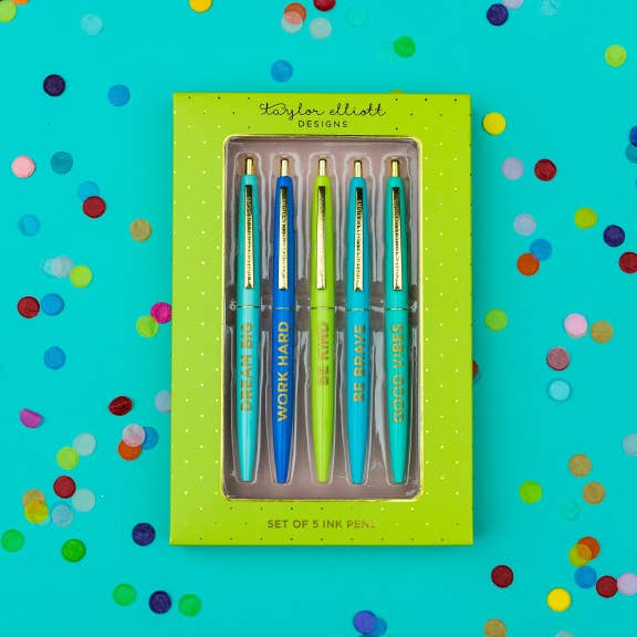 Positive Pen Set (Pack of 5)