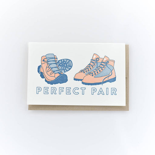 Perfect Pair Hiking Boots Card