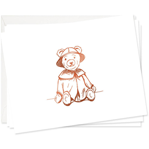 Toy Teddy Bear Flat Note Cards