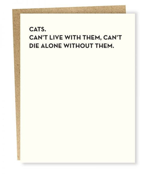 SP #908: Cats Cant Die Alone Card