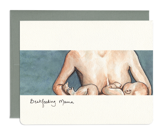 Breastfeeding Mama Baby Card
